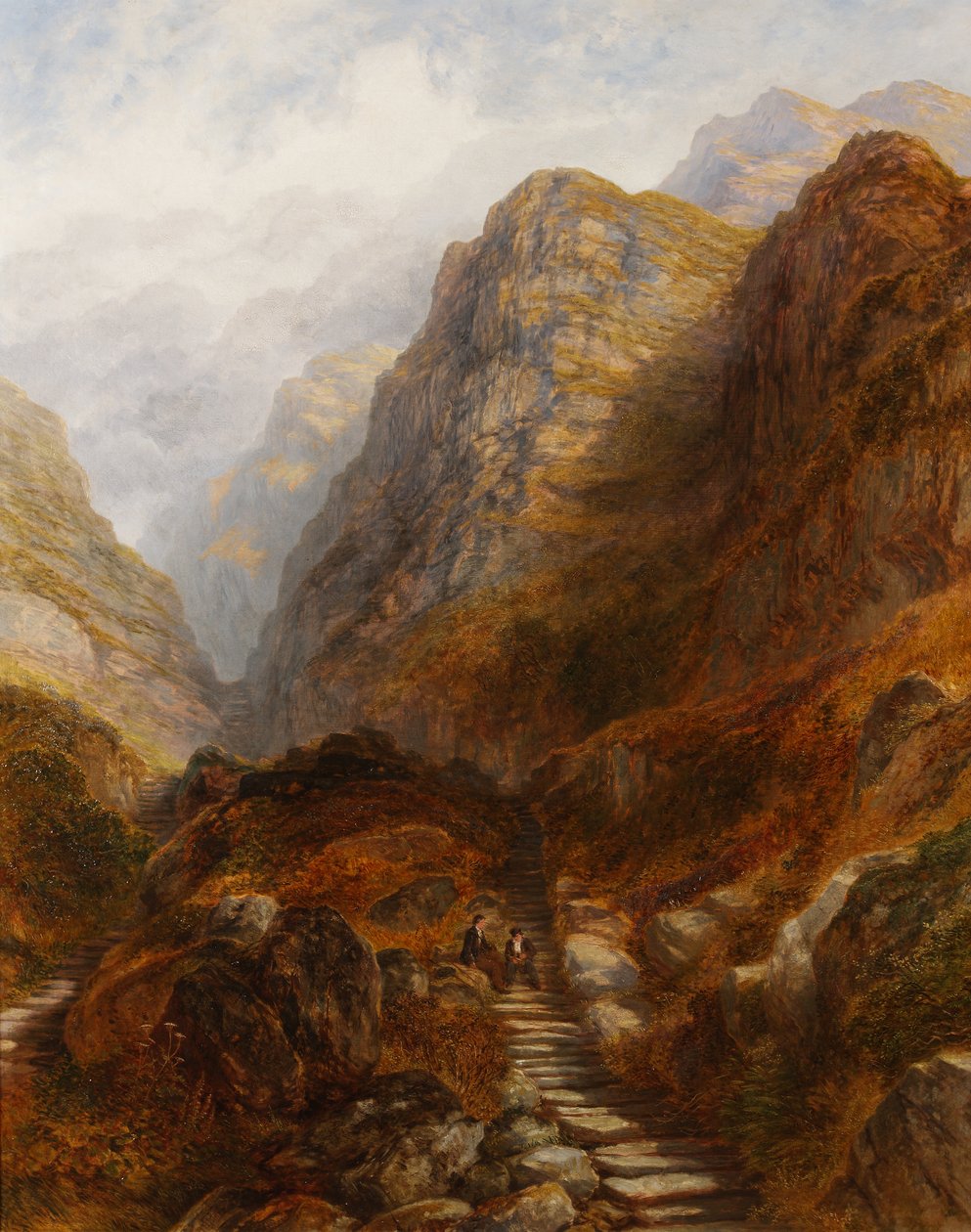 The Roman Steps nær Barmouth, Wales af Henry Harris Lines