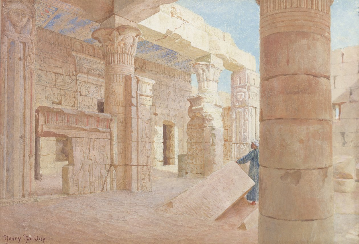 Philaes tempel af Henry Holiday