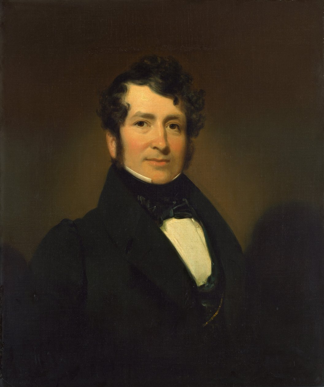 George Pope Morris, ca. 1836. af Henry Inman