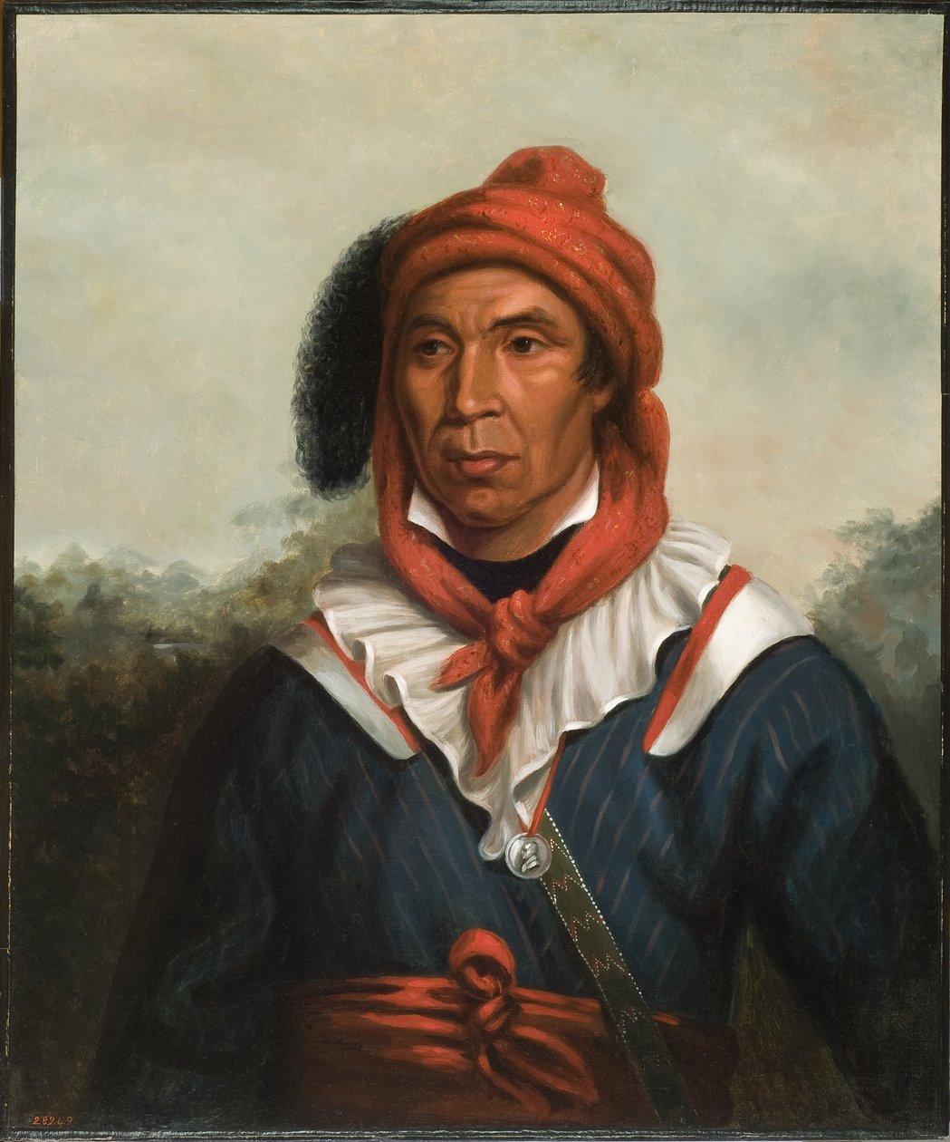 Julcee-Mathla (Seminole), ca. 1831-33 af Henry Inman