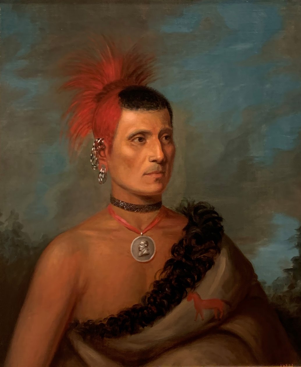 Pace-ke-le-ch-co, 1832-33. af Henry Inman