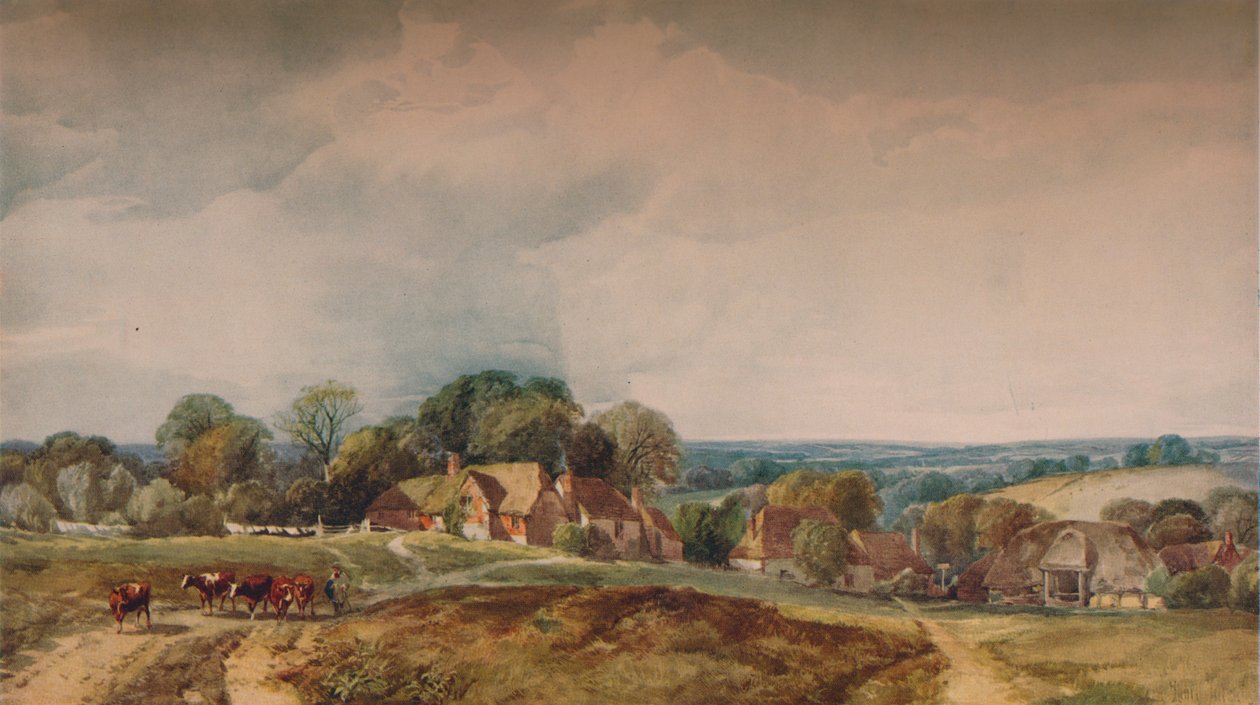 A Kentish View, c1845 af Henry Jutsum