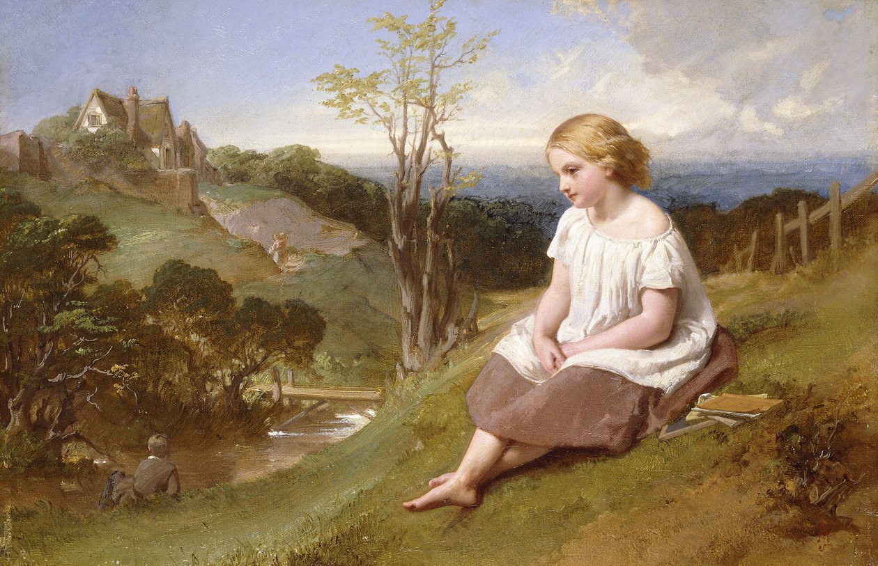 Dagdrømmer på flodbredden, af Henry Lejeune
