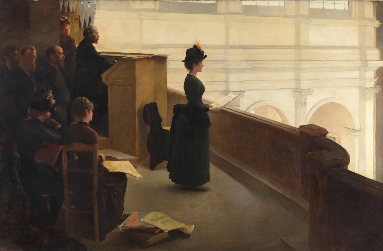 Orgelprøven, 1885. af Henry Lerolle