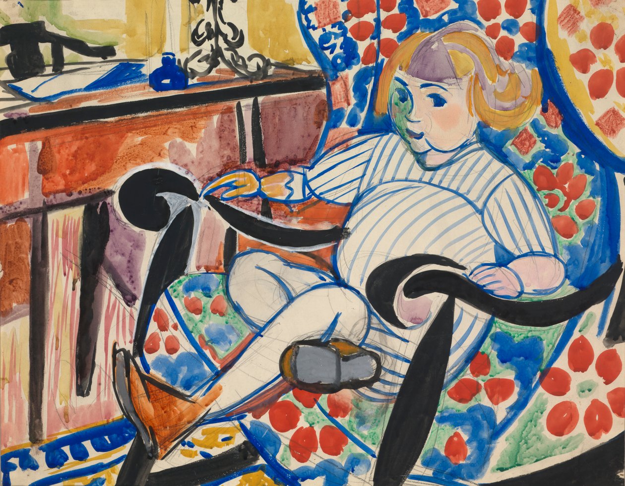 Gouache, ca. 1916. af Henry Lyman Saÿen