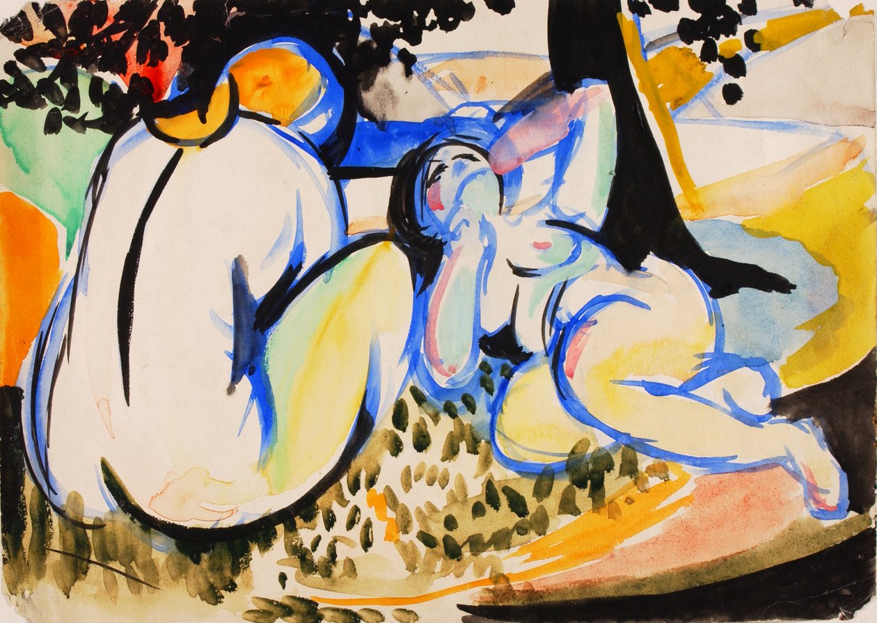 Nøgen, 1915-1918. af Henry Lyman Saÿen