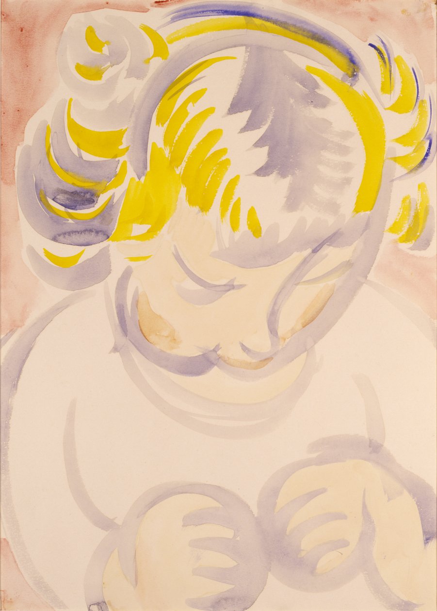 Kunstnerens datter, ca. 1916. af Henry Lyman Saÿen