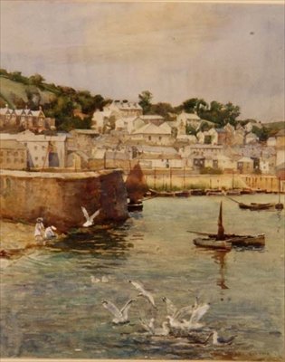 En Cornish Havn af Henry Martin