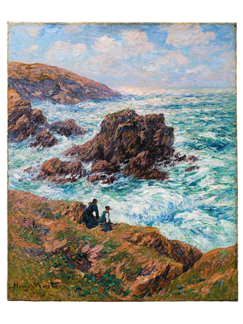 Coast of Clohars, Finistere, 1908 af Henry Moret