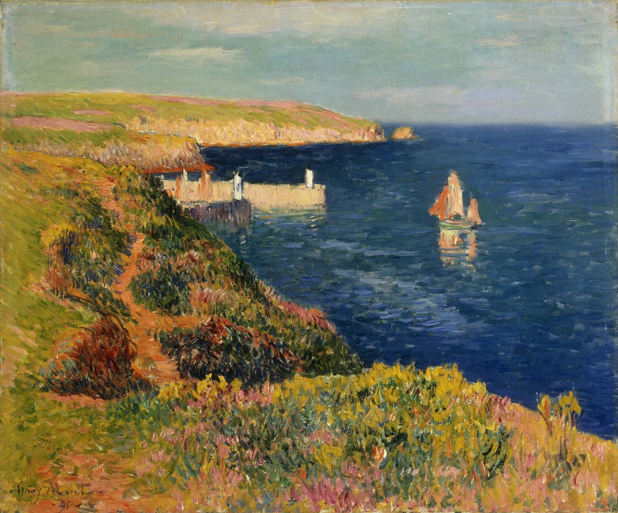 Port-Eudy, Ile-de-Groix, af Henry Moret