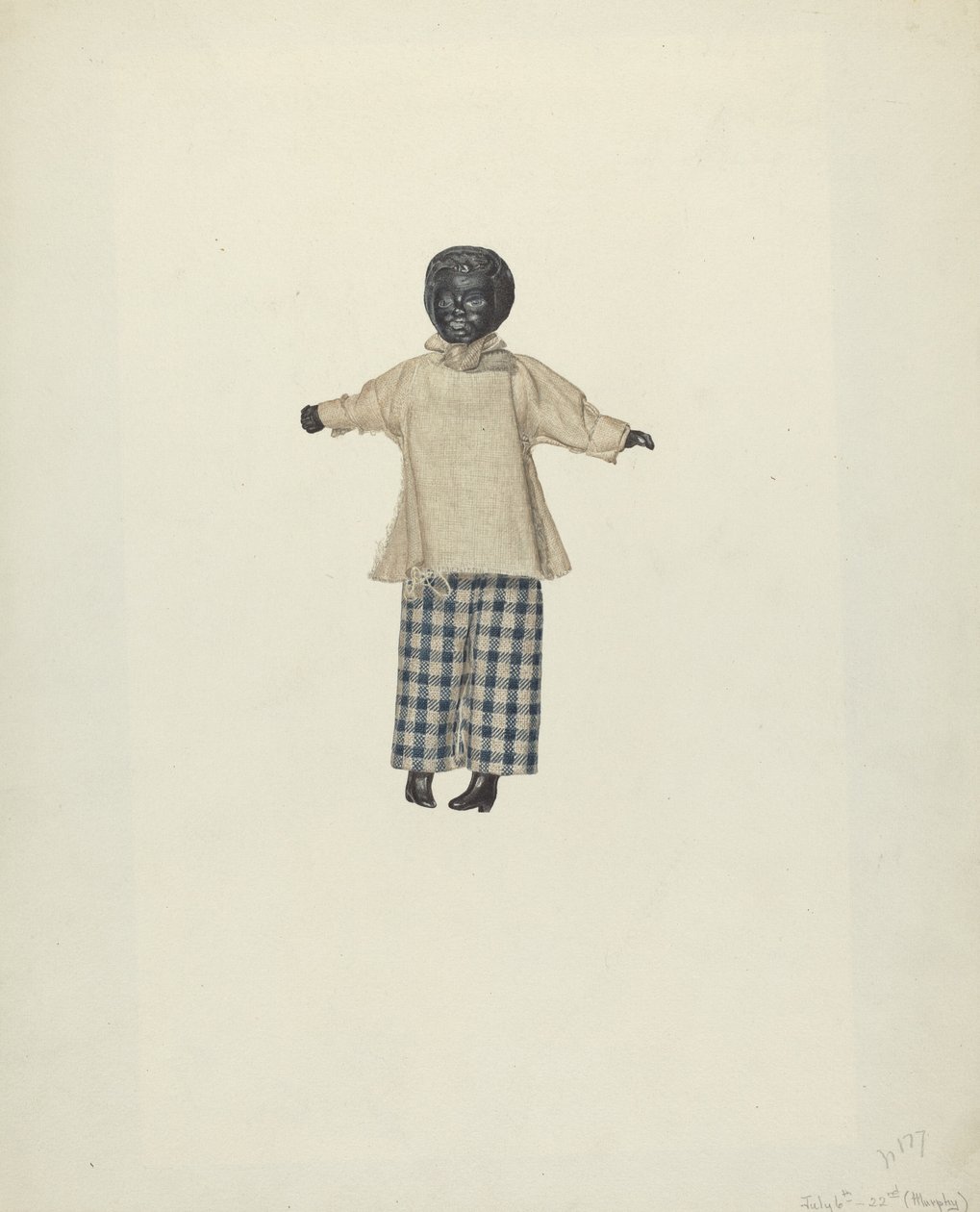 Kina-hovedet sort dukke af Henry Murphy