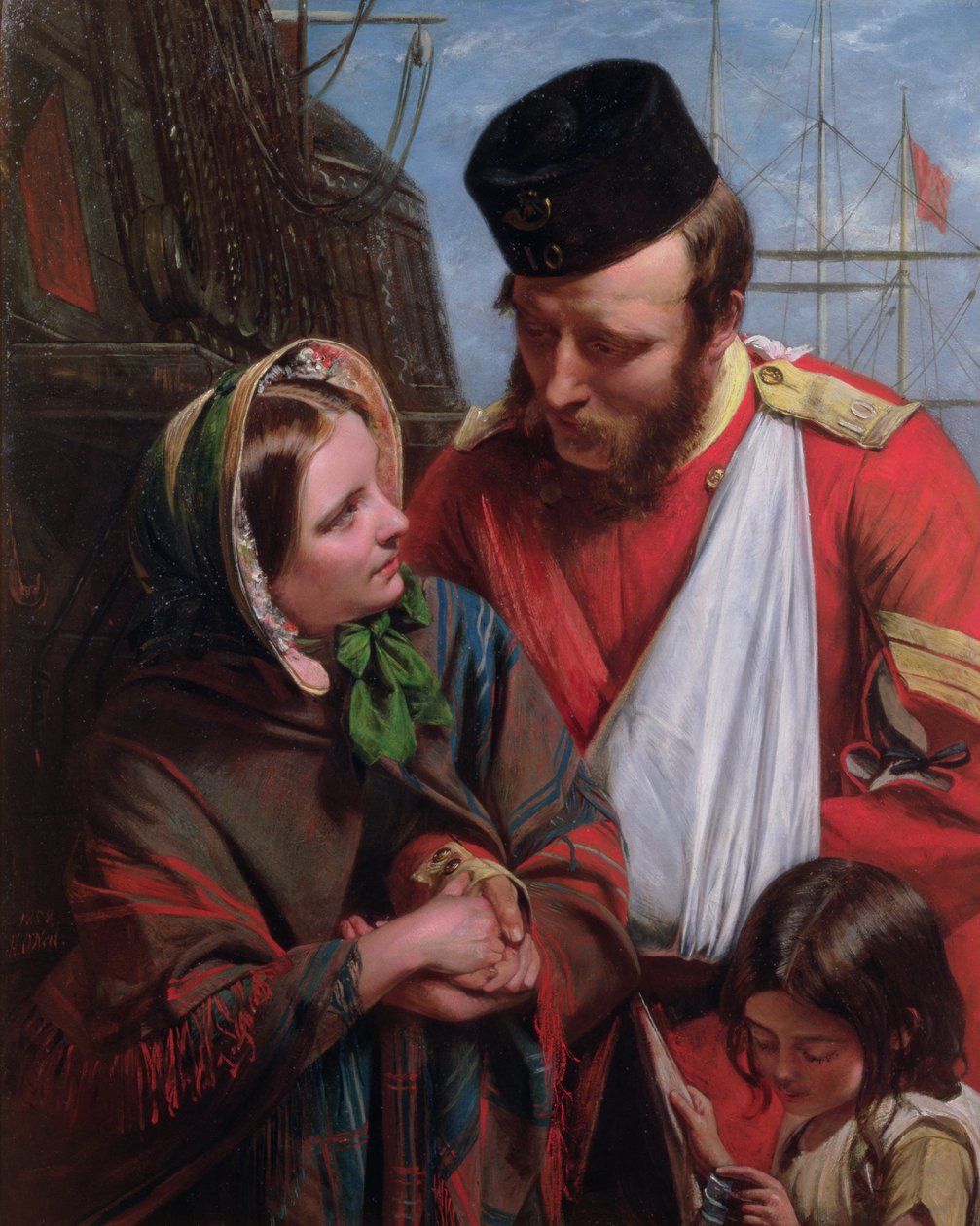 Hjem igen, 1858 (par af 146061) af Henry Nelson O