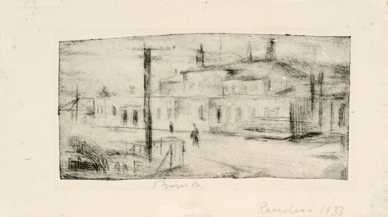 Banegården i Randers af Henry Nielsen
