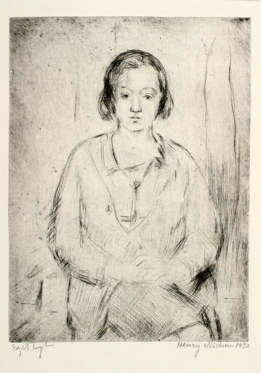 Kunstnerens søster af Henry Nielsen