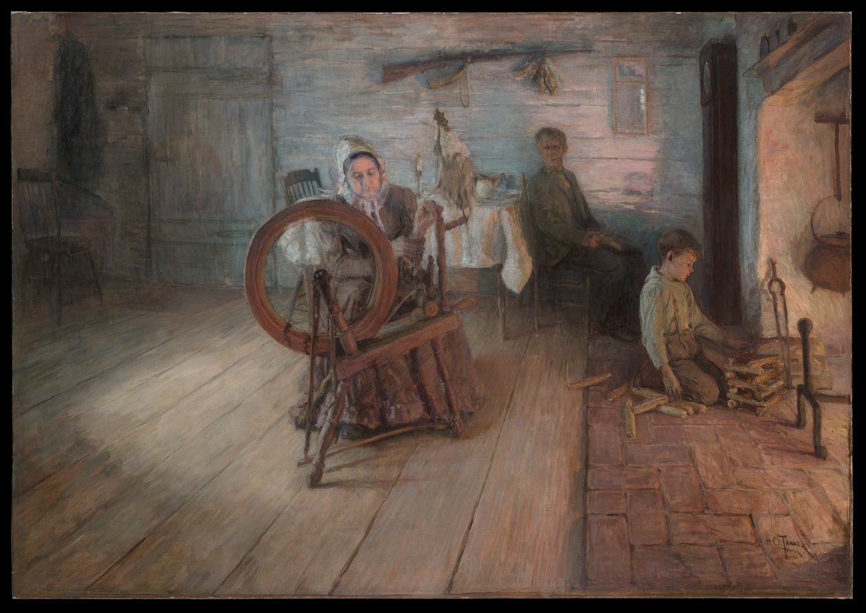 Spinning ved ild af Henry Ossawa Tanner