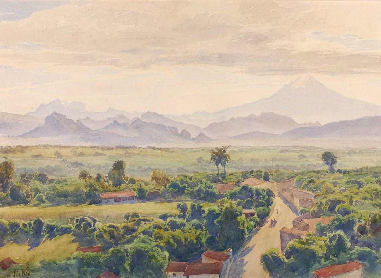 Udsigt over Cuernavaca af Henry Otto Wix
