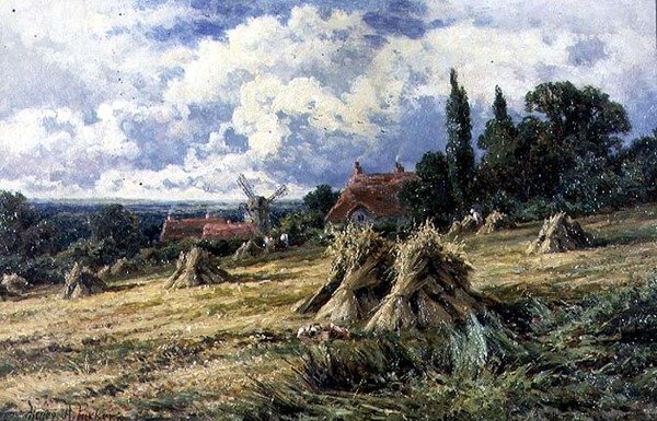 En kornmark i Surrey af Henry Parker