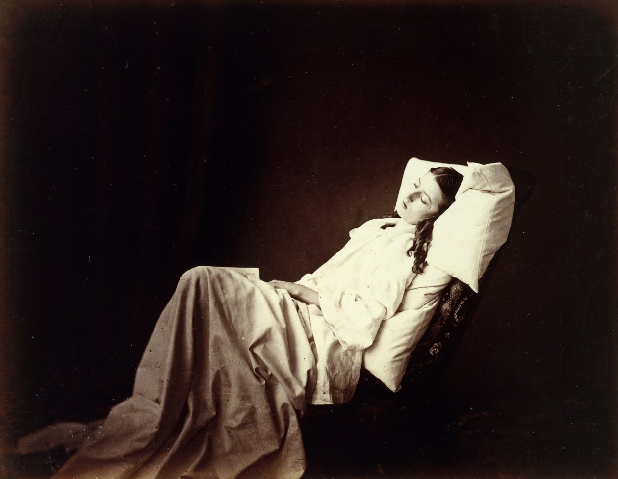 Hun fortalte aldrig sin kærlighed, 1857. af Henry Peach Robinson