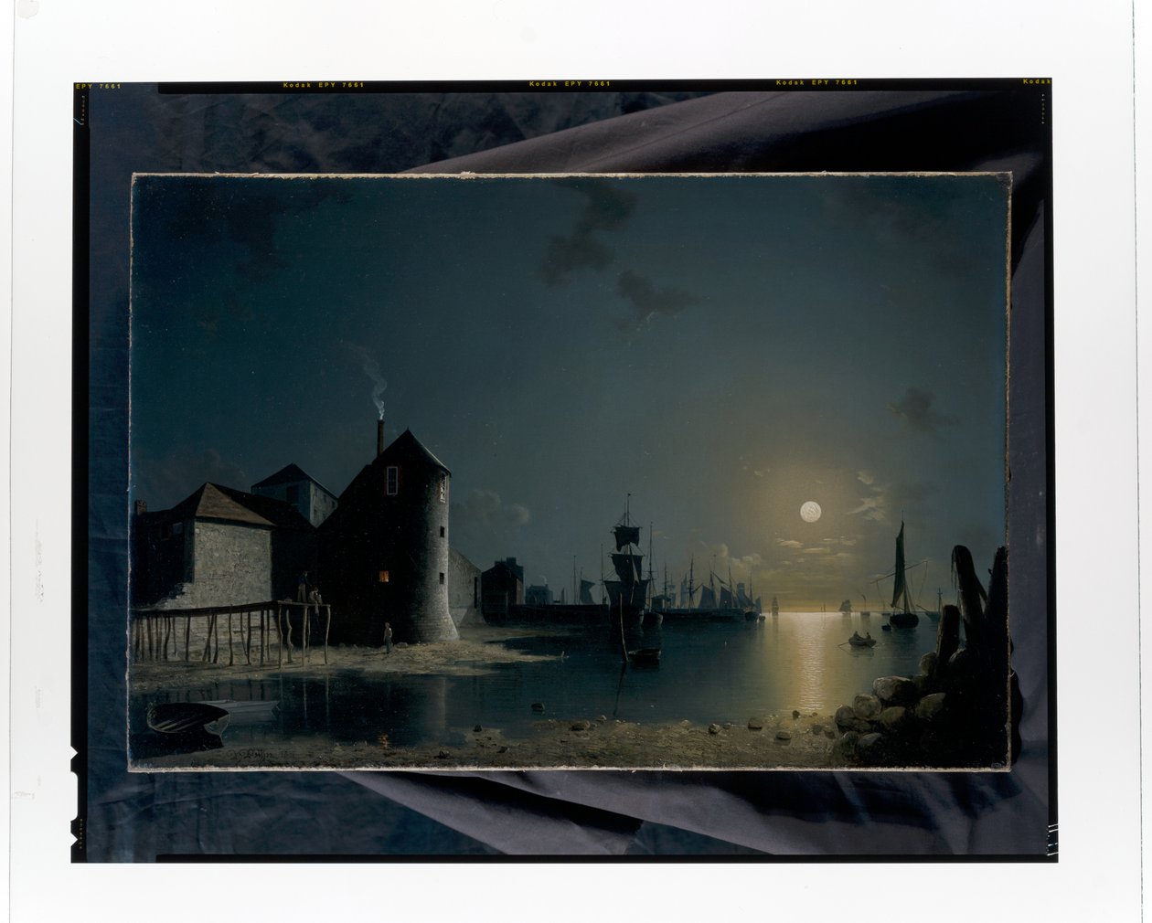 Udsigt over havnen i Southampton af Henry Pether