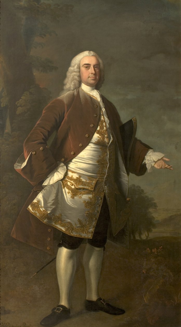 Sir Wolstan Dixie af Henry Pickering