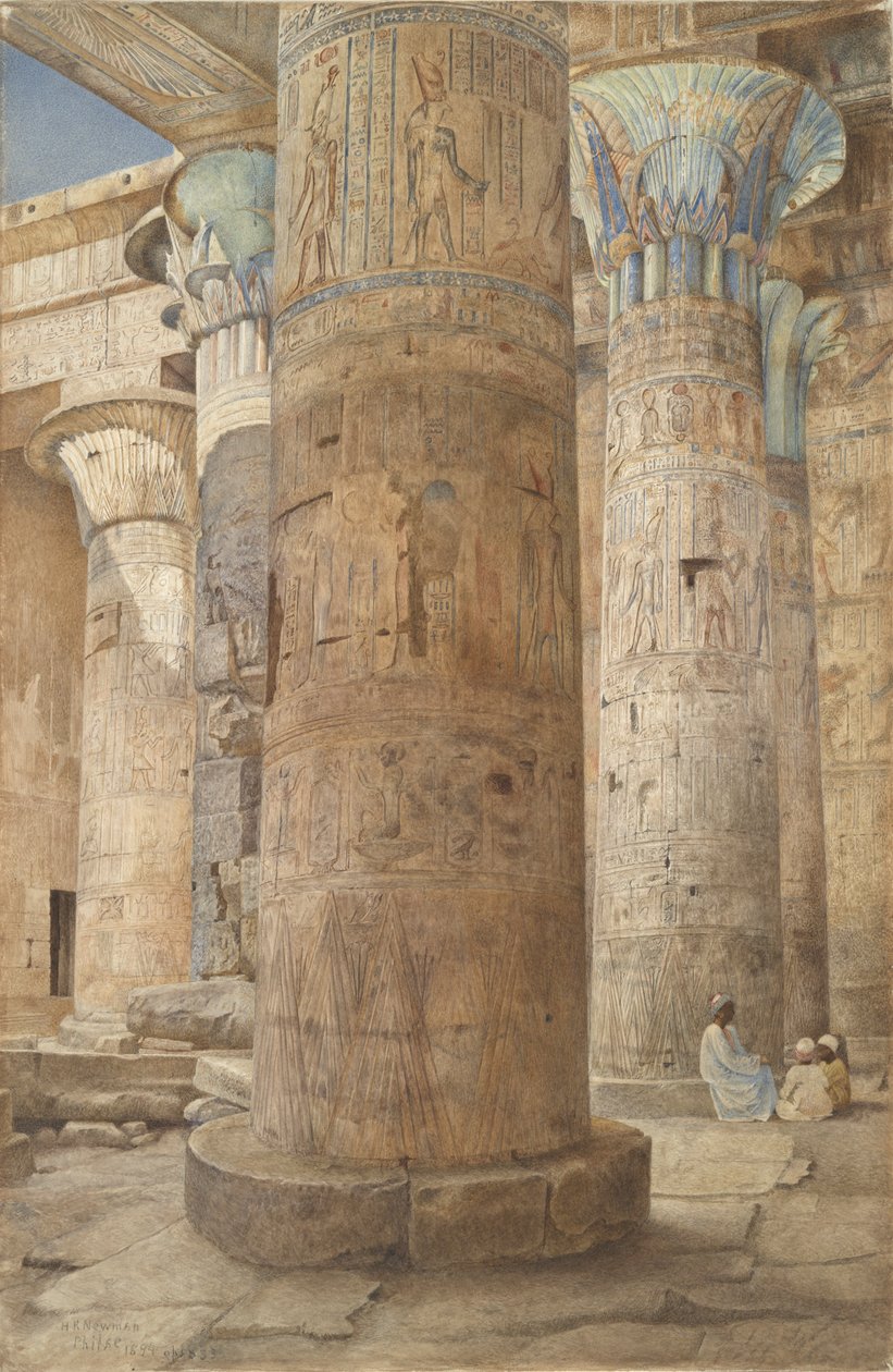 Tempel på øen Philae af Henry Roderick Newman
