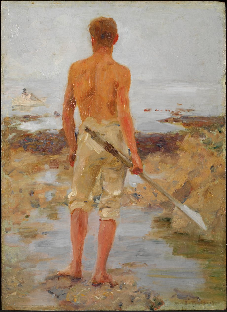 En dreng med en åre af Henry Scott Tuke