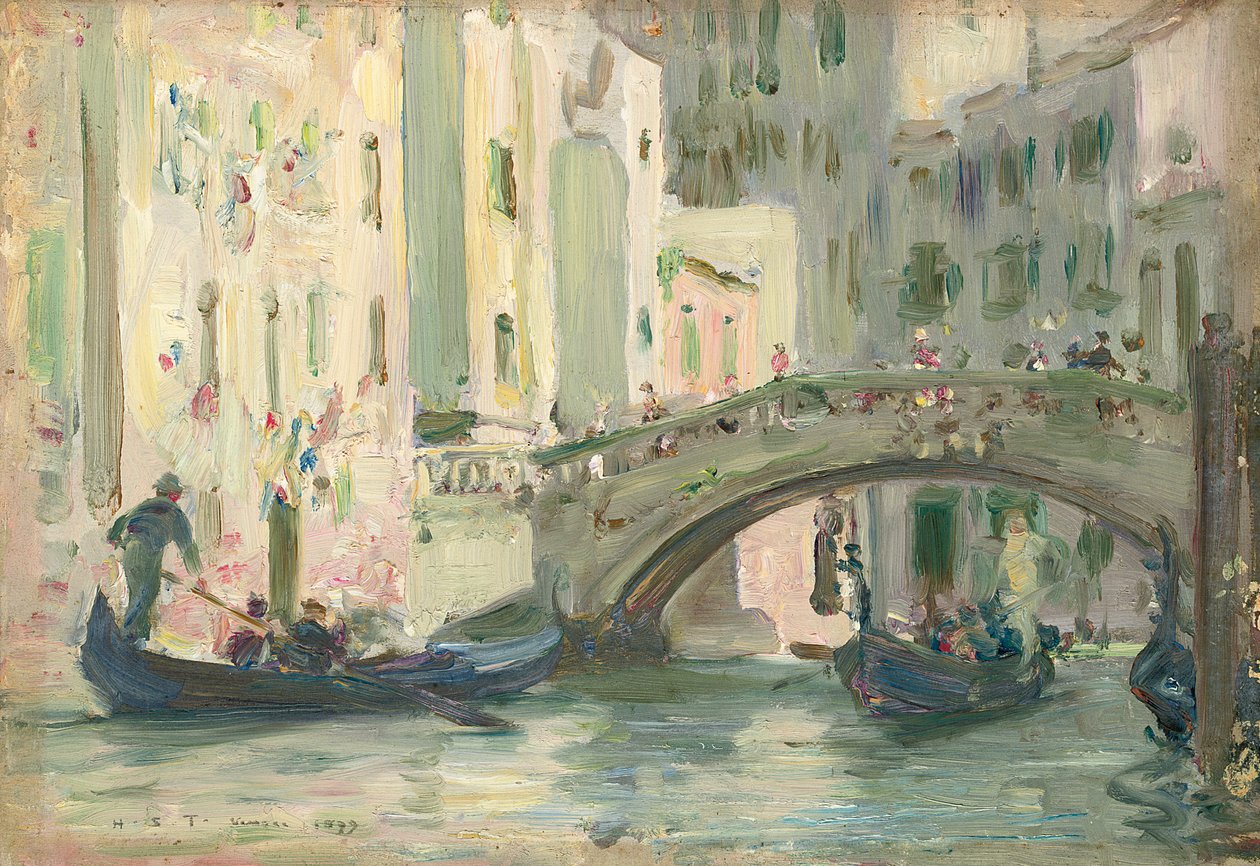 En kanal i Venedig, 1899 af Henry Scott Tuke