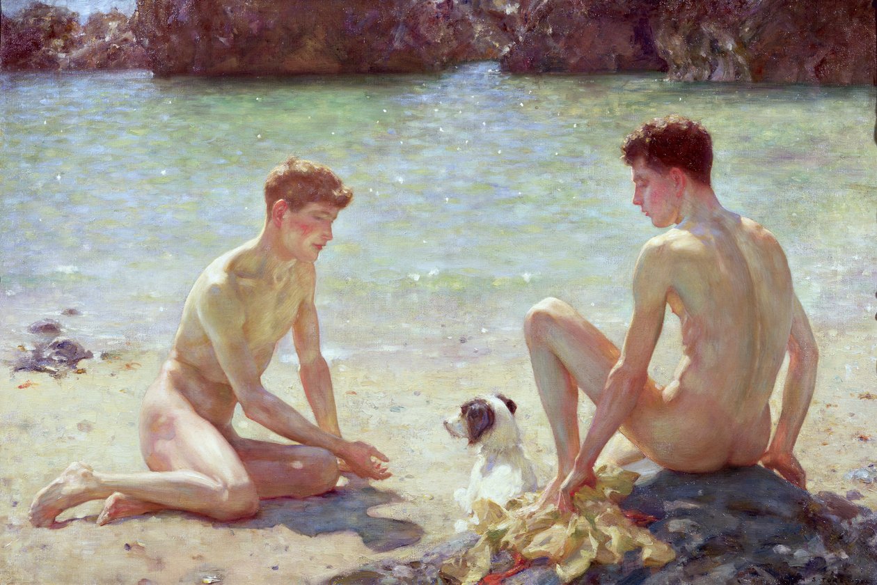 Kammerater, 1924 af Henry Scott Tuke