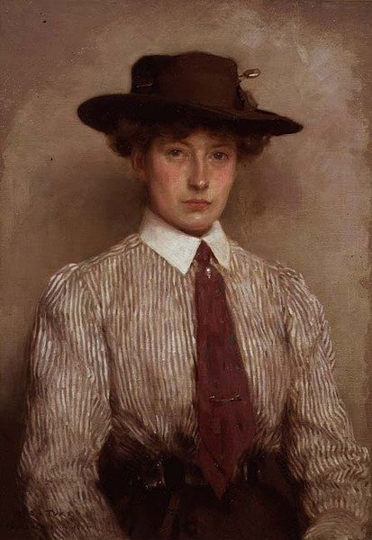 Portræt af fru Hamilton af Henry Scott Tuke