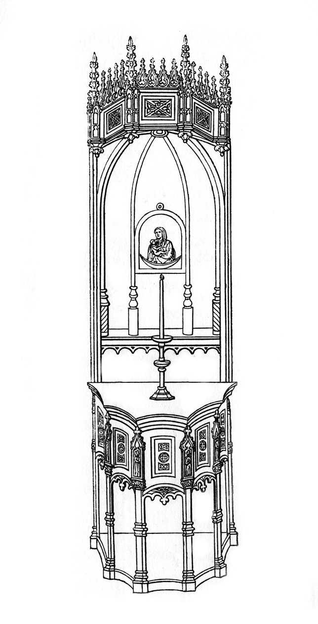 Alter, c1400-tallet, 1843. af Henry Shaw