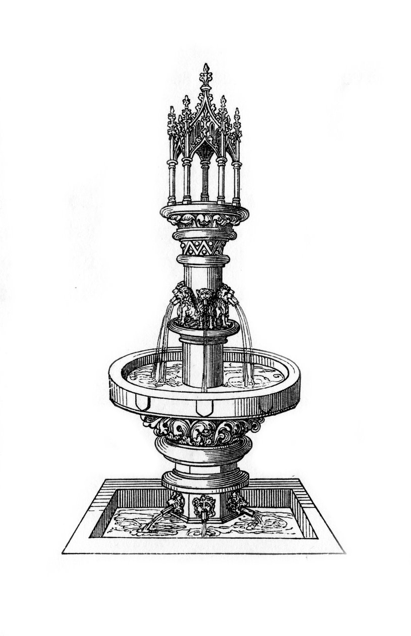 Springvand, 1470-1483, 1843. af Henry Shaw