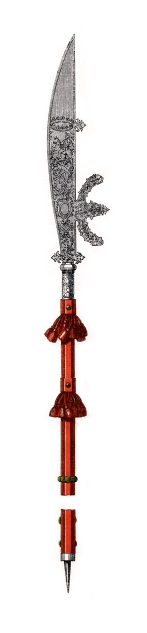 Glaive, midten af det 16. århundrede, 1843. af Henry Shaw