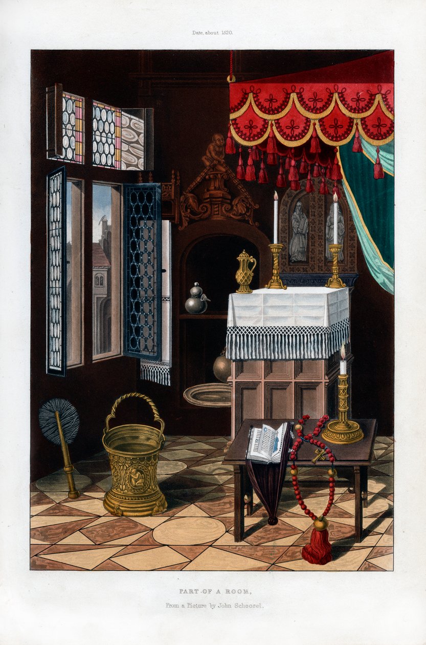 Religiøse redskaber, c1520, 1843. af Henry Shaw