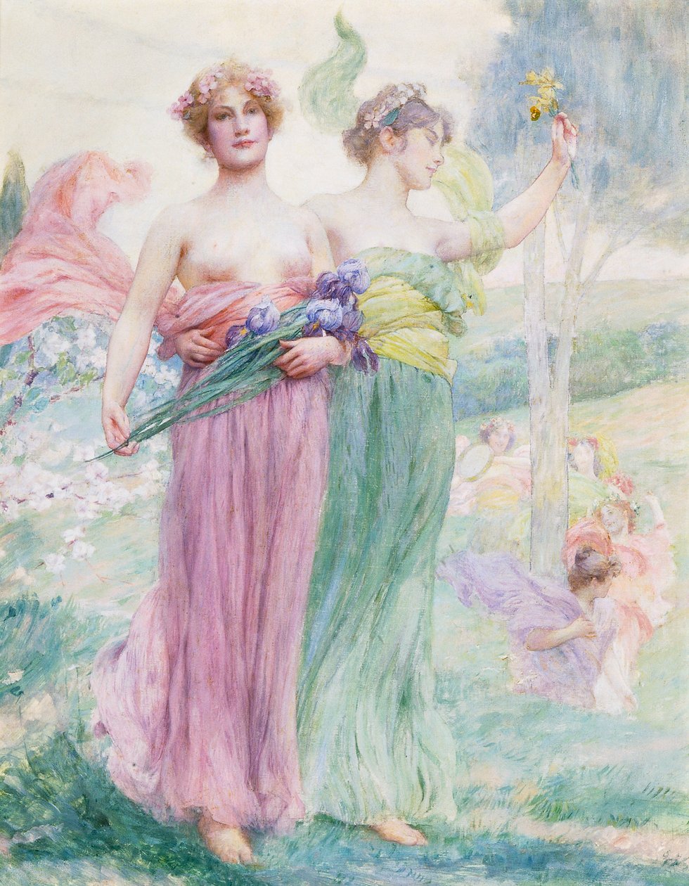 Floreal, c.1895-97 af Henry Siddons Mowbray
