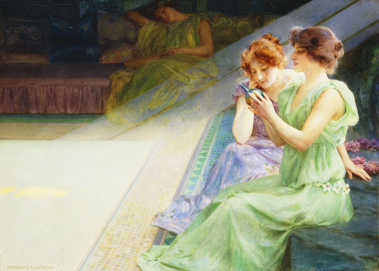 Iridescence, ca. 1895 af Henry Siddons Mowbray