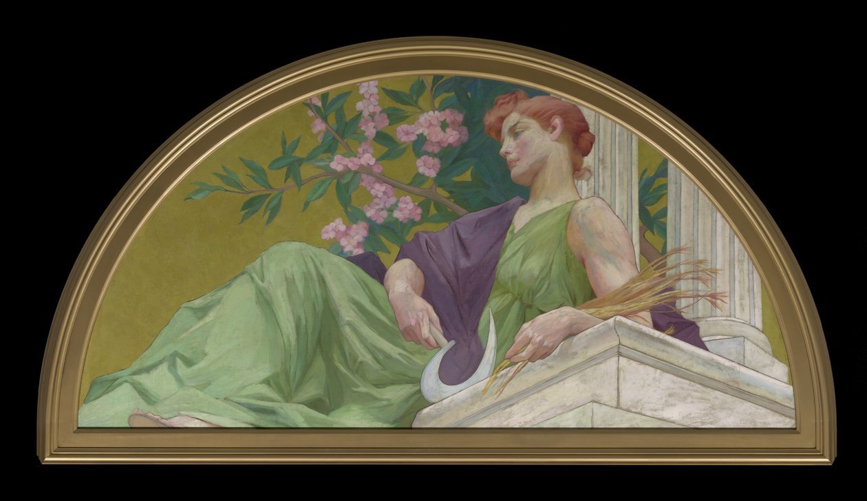 Muse of Agriculture, 1893 af Henry Siddons Mowbray
