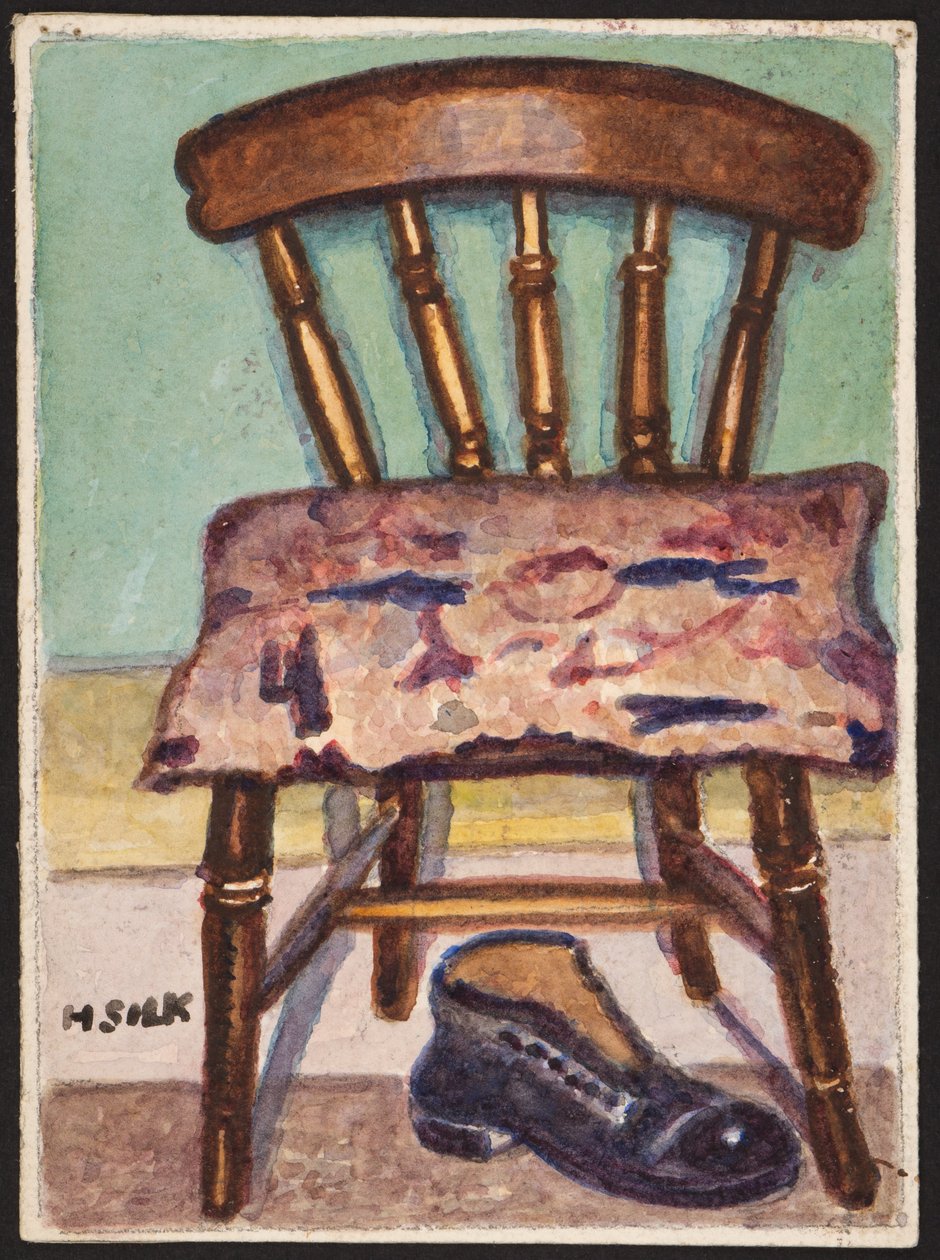 Køkkenstol og støvle, ca. 1930 af Henry Silk
