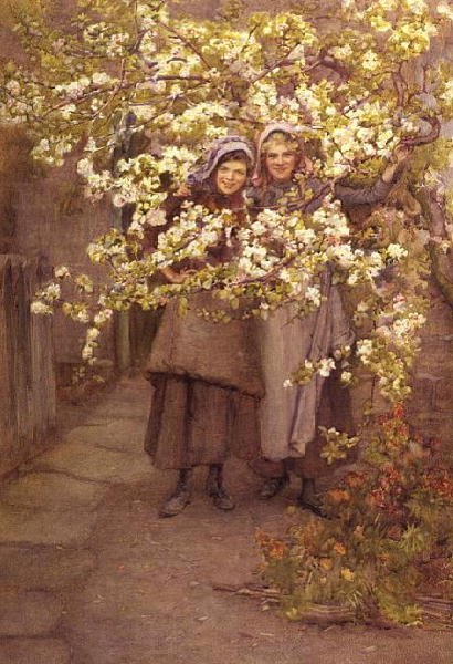Æbleblomst af Henry Silkstone Hopwood