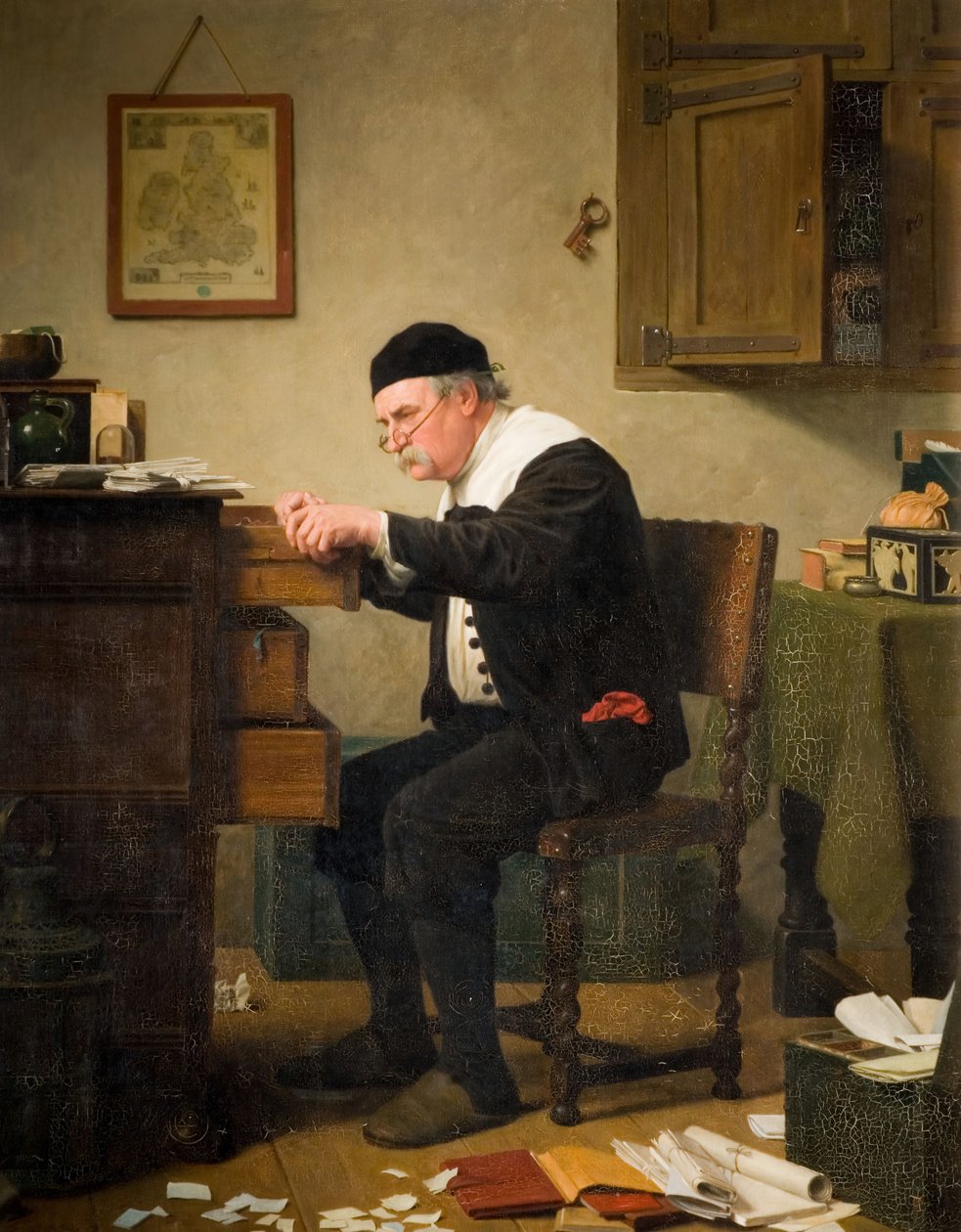Hvor er det, 1882. af Henry Stacy Marks