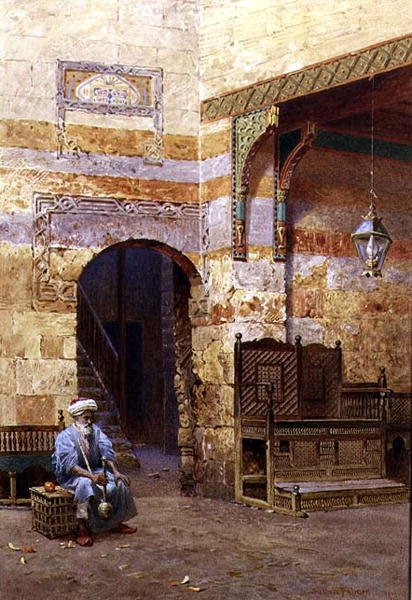 Et interiør, Cairo af Henry Sutton Palmer