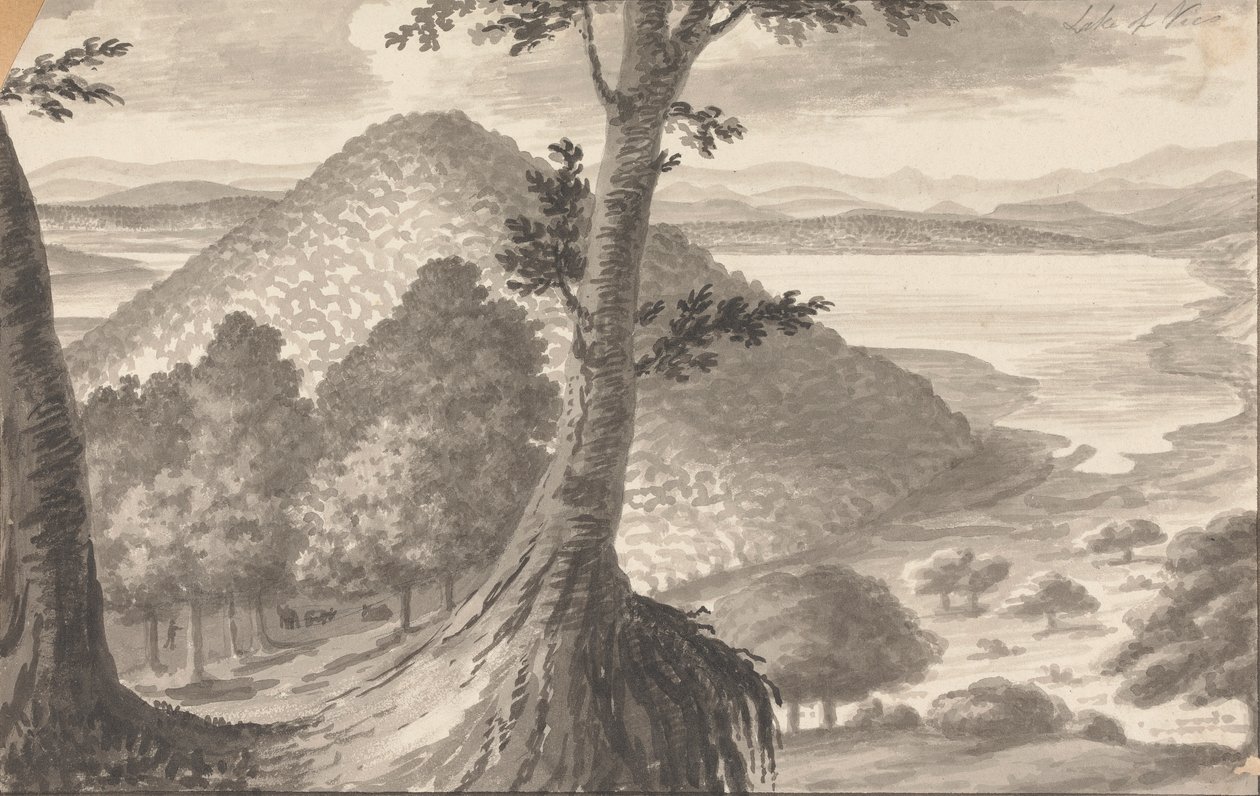 Lake of Vico af Henry Swinburne
