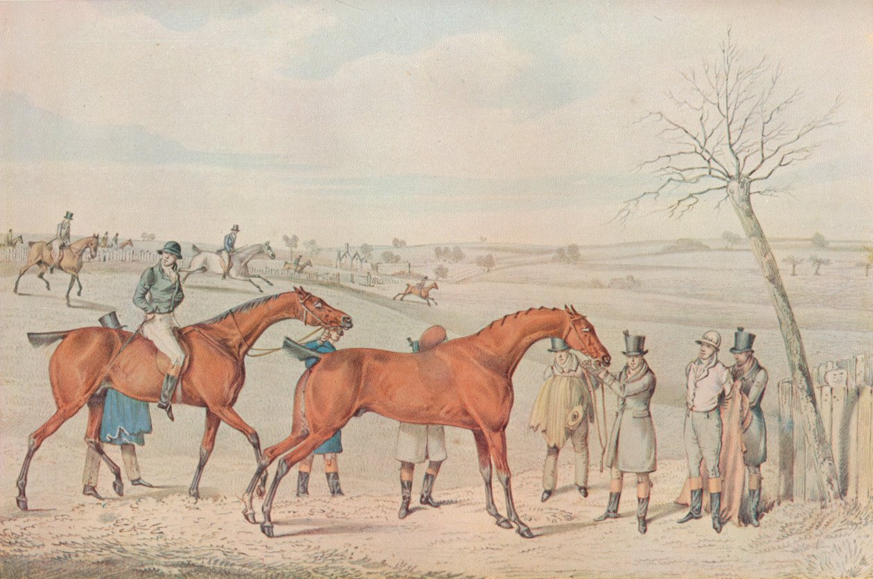 A Steeplechase: The Winner, 1827 af Henry Thomas Alken