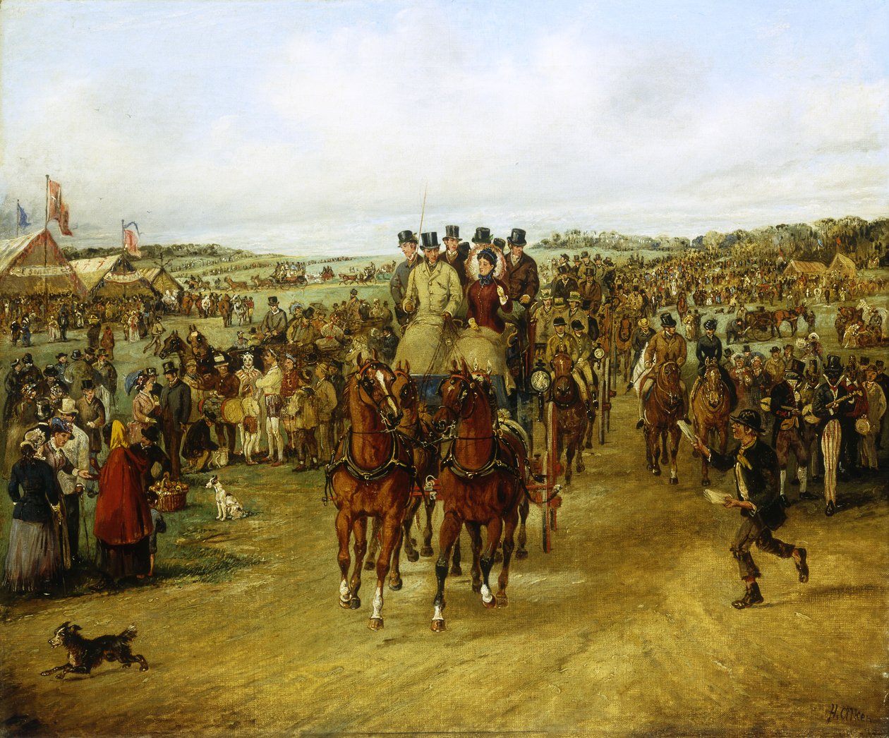 Går til Derby, af Henry Thomas Alken