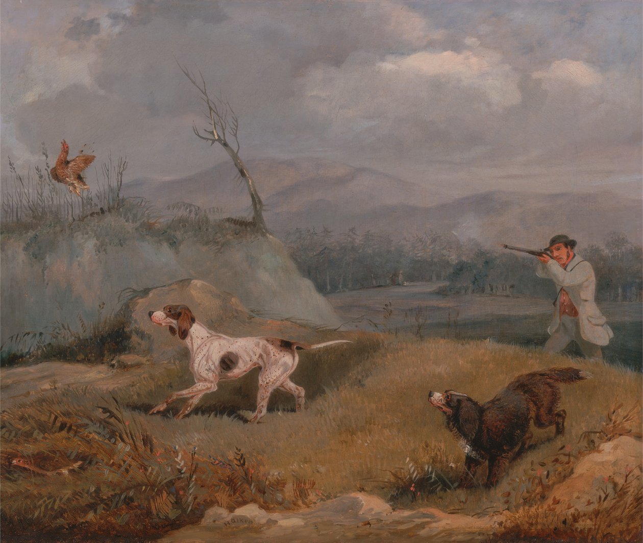 Rypeskydning, ca. 1825. af Henry Thomas Alken