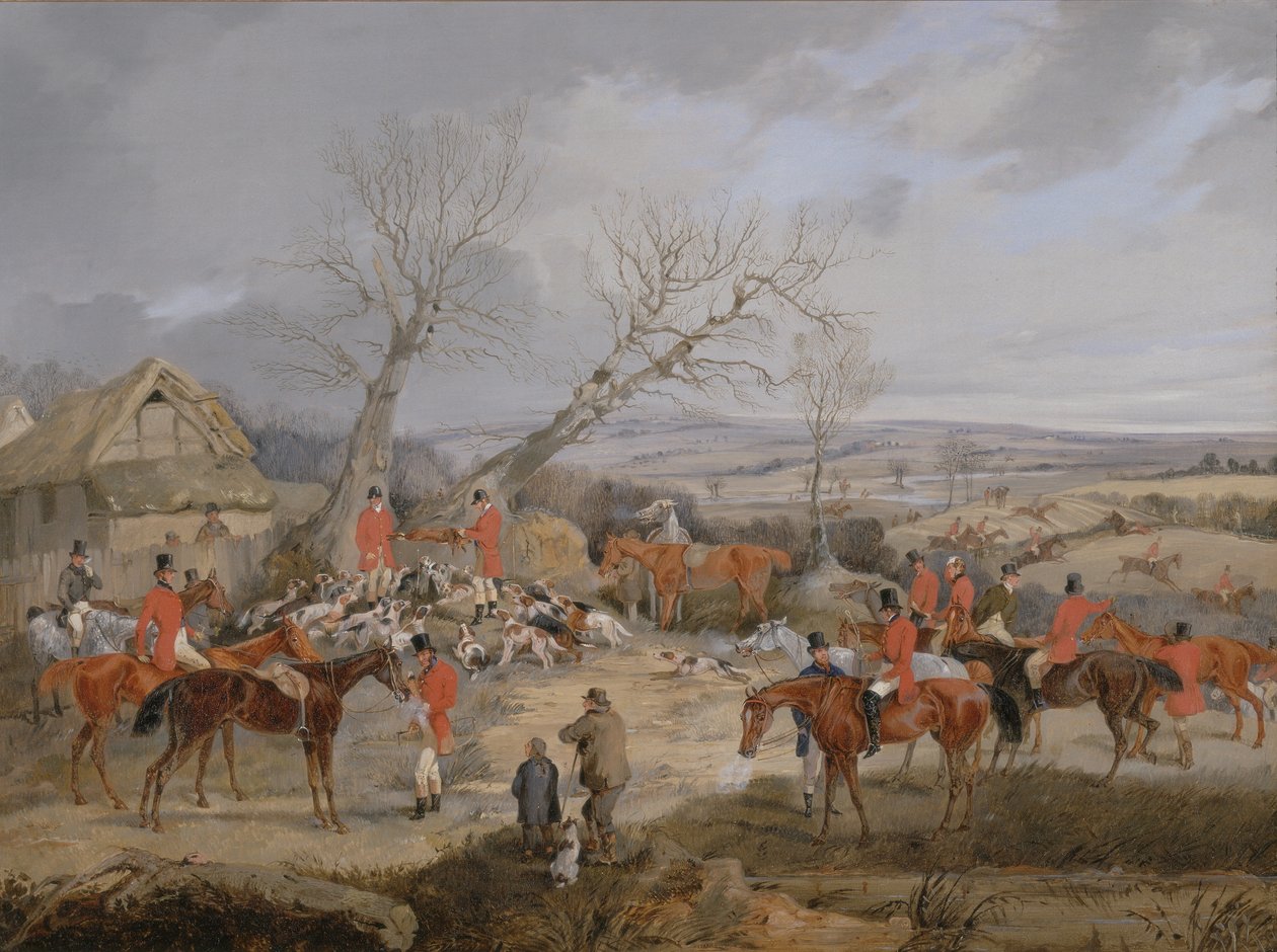 Jagtscene, The Kill af Henry Thomas Alken