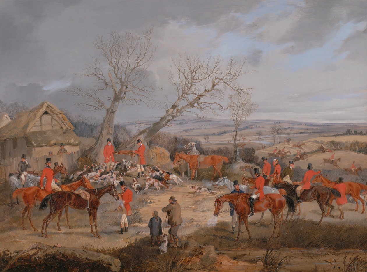 Jagtscene: The Kill, ca. 1840. af Henry Thomas Alken