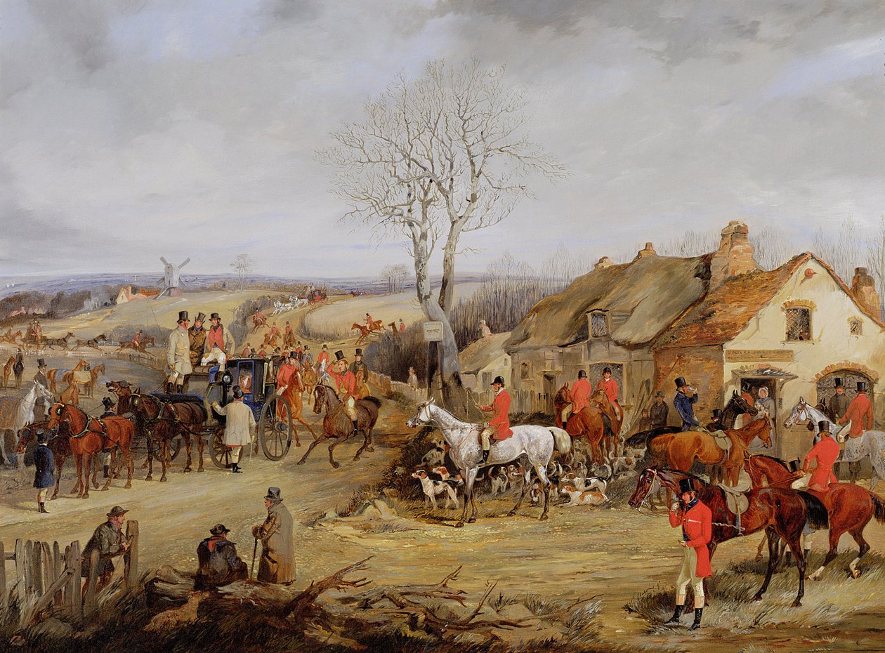 Jagtscene, The Meet af Henry Thomas Alken
