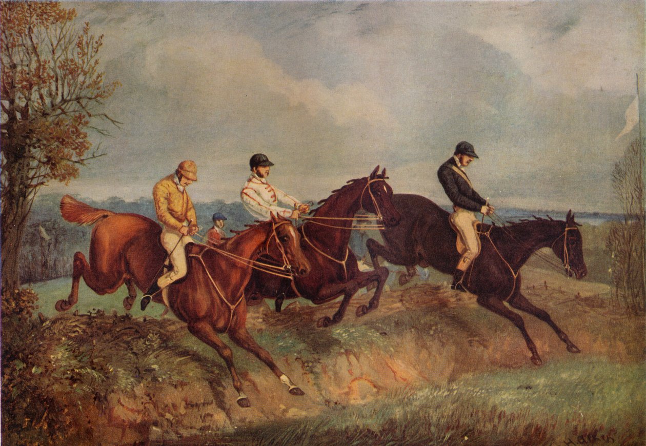 Steeplechasing, c1805-1851, 1924 af Henry Thomas Alken