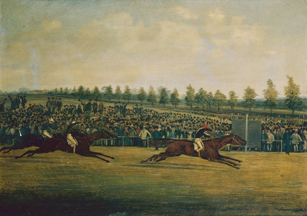 Doncaster St Leger af Henry Thomas Alken
