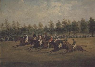 Starten på St.Leger af Henry Thomas Alken